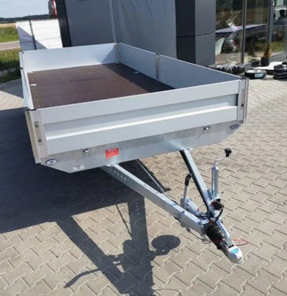 Plateforme latérale pliante Boss 600 x 200 cm 3500 KG + rampes + béquilles