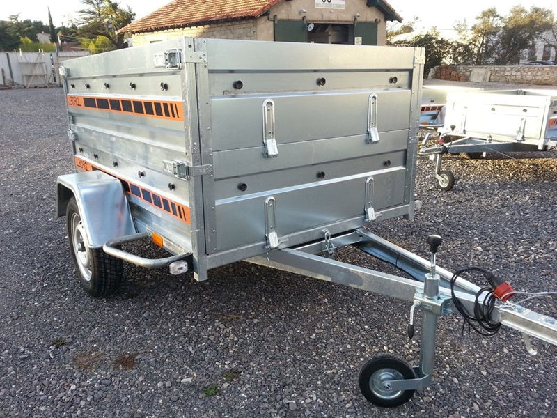 Remorque à bagages New Boro Niewiadow BO717, poids total autorisé en charge de 750 kg