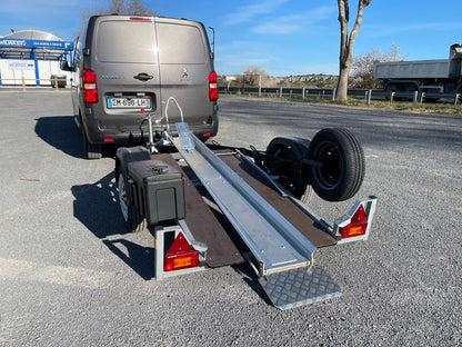 Remorque moto 2,50 m/600 kg TYPE-TOP