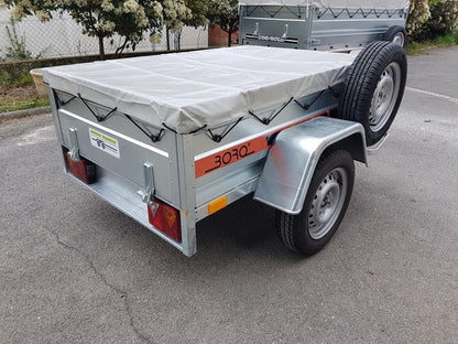 Remorque à bagages New Boro Niewiadow BO717, poids total autorisé en charge de 750 kg