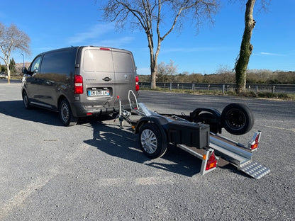 Remorque moto 2,50 m/600 kg TYPE-TOP