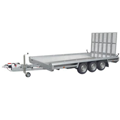 Reboque porta-máquinas Hulco Terrax-3 3500 kg – 3 eixos, 469×195 cm, rampa 150 cm