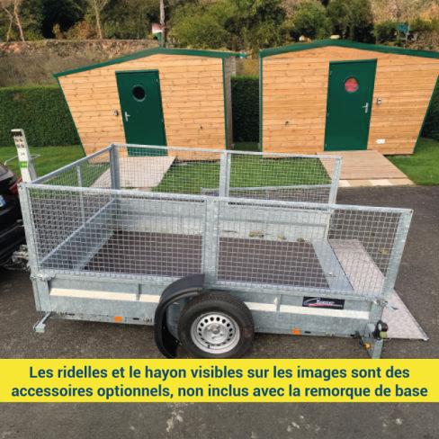 Reboque rebaixável hidráulico XL150 Cochet