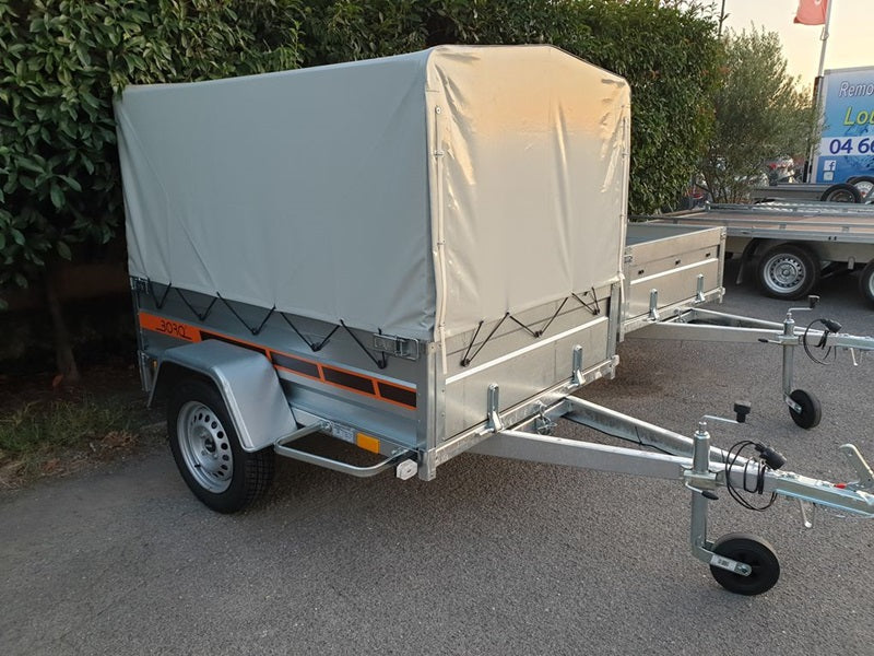 Remorque à bagages New Boro Niewiadow BO717, poids total autorisé en charge de 750 kg
