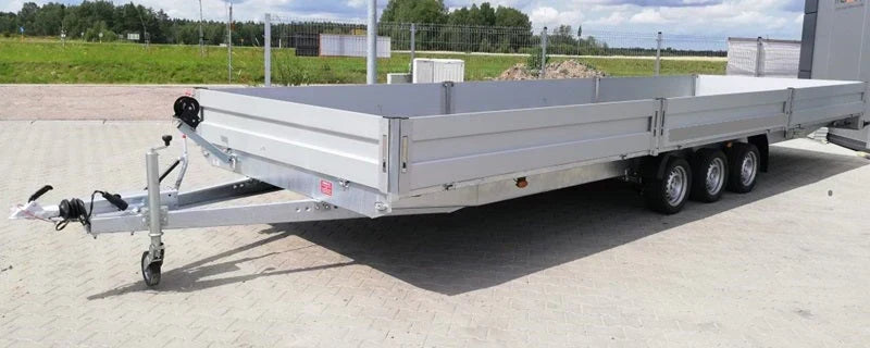 Plateforme latérale pliante Boss 600 x 200 cm 3500 KG + rampes + béquilles