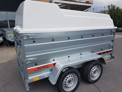 Atrelado de bagagem Boro 2 eixos, 750 kg: Condução sem carta eletrónica
