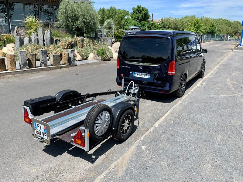 Remorque moto 2,50 m/600 kg TYPE-TOP