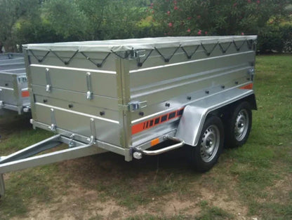 Atrelado de bagagem Boro 2 eixos, 750 kg: Condução sem carta eletrónica