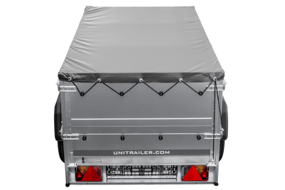 Reboque novo 200x106 com lona plana, extensões de taipais e roda jockey - Garden Trailer 200 KIPP