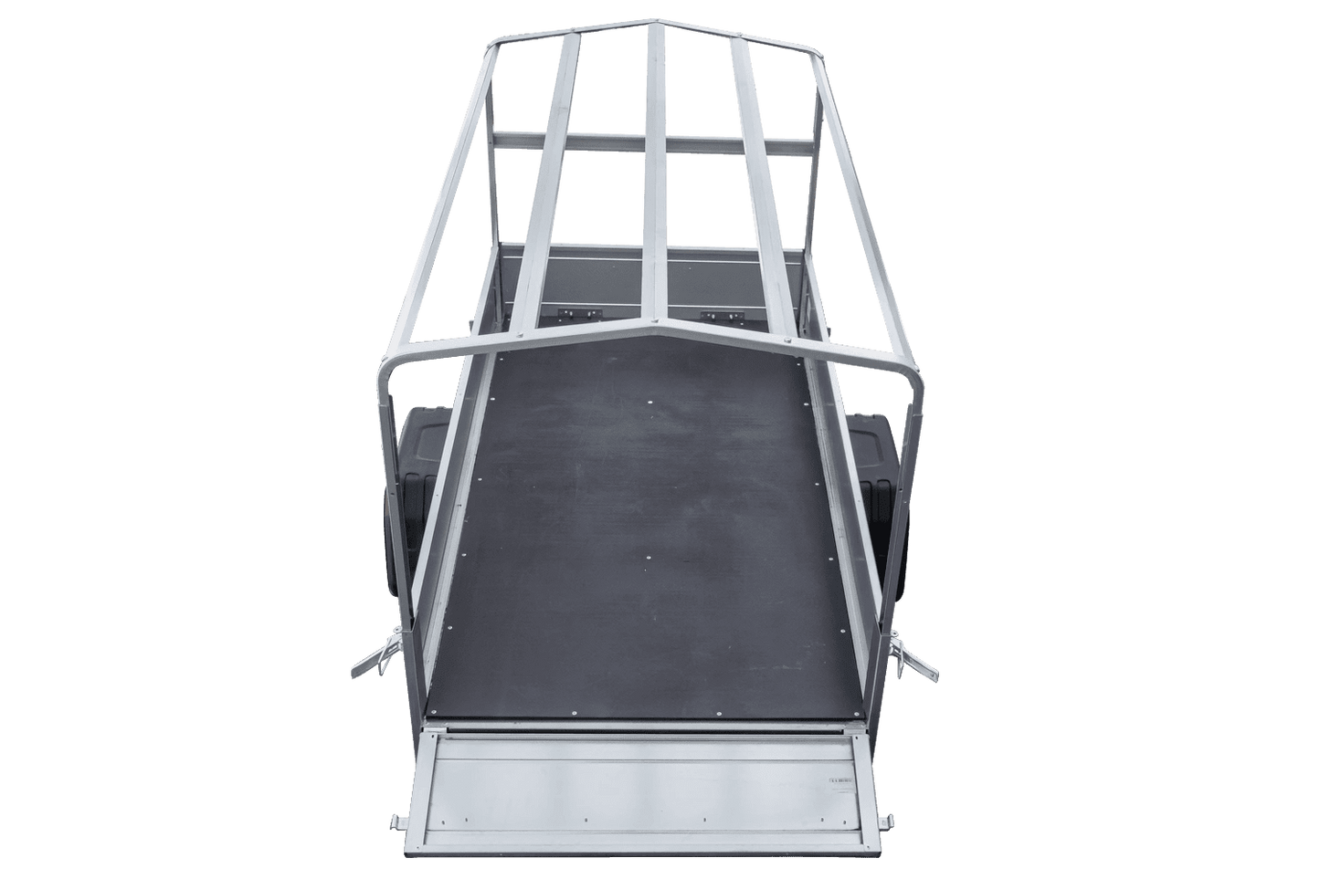 Reboque automóvel Garden Trailer 200 KIPP 200 x 106 cm com lona alta, arco e roda jockey PTAC 500 kg