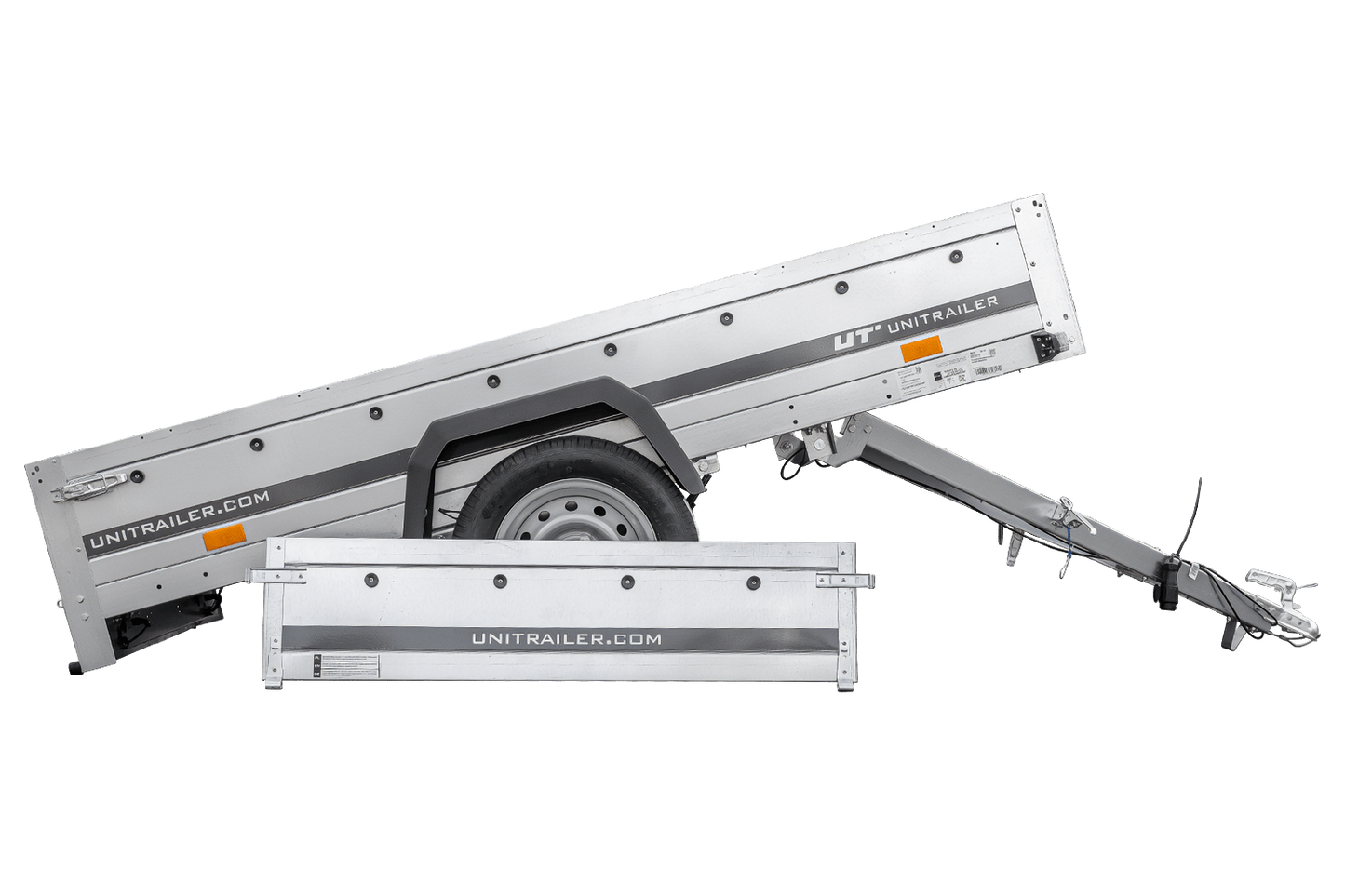 Remorque sur ressorts 230x125 UNITRAILER GARDEN 230/R KIPP