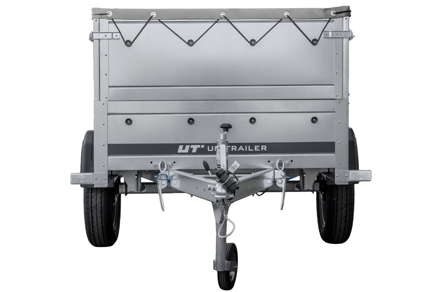Reboque novo 200x106 com lona plana, extensões de taipais e roda jockey - Garden Trailer 200 KIPP
