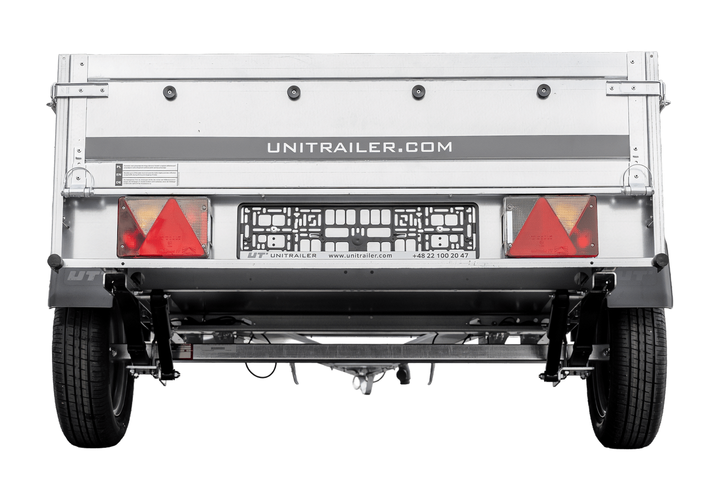 Remorque sur ressorts 230x125 UNITRAILER GARDEN 230/R KIPP