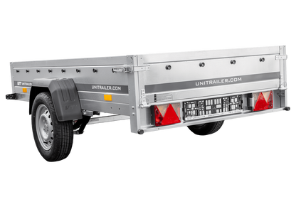 Remorque sur ressorts 230x125 UNITRAILER GARDEN 230/R KIPP