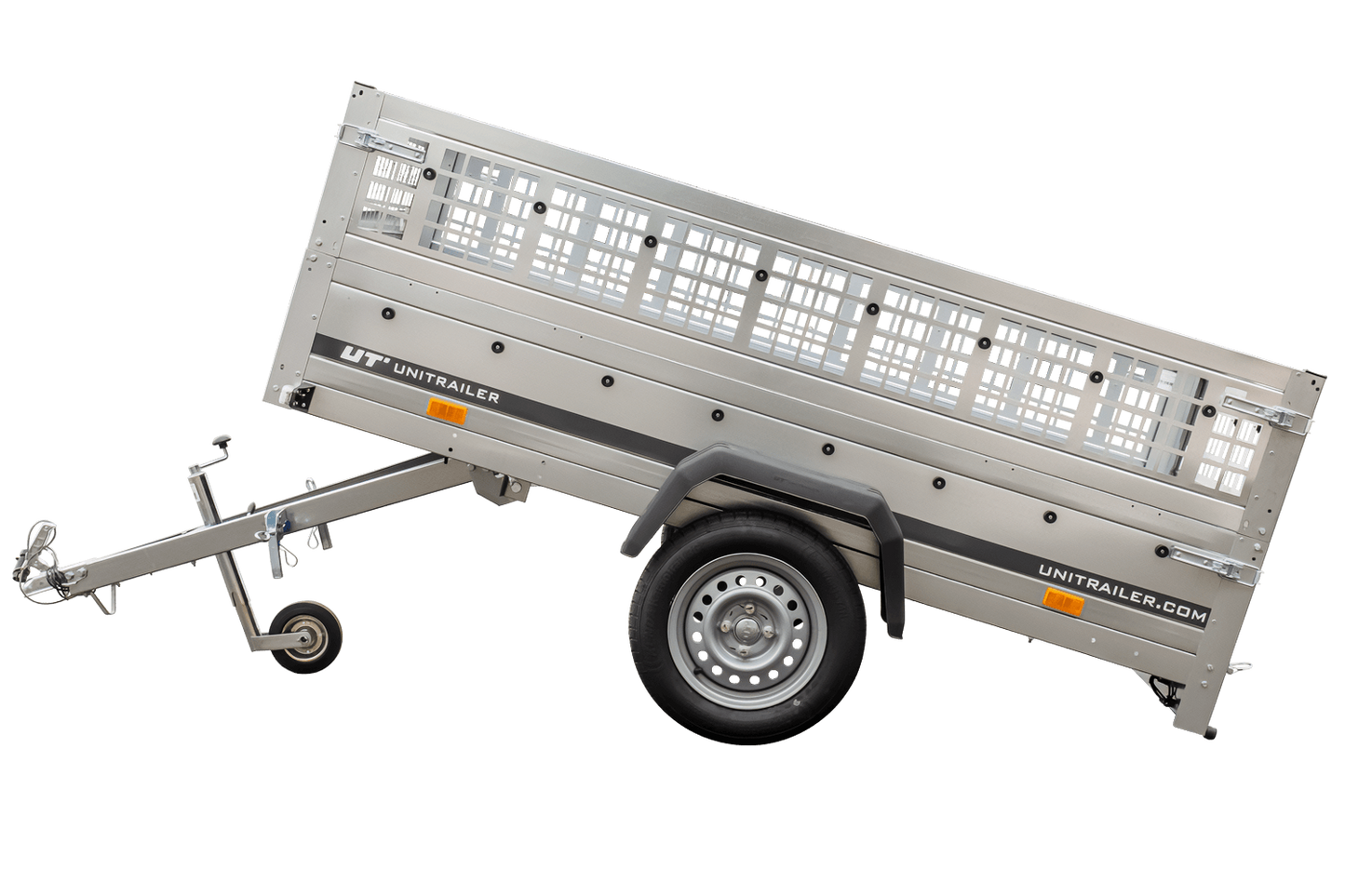 Unitrailer GARDEN TRAILER 230 KIPP (NOVO) reboque automóvel com roda de apoio e taipais de rede
