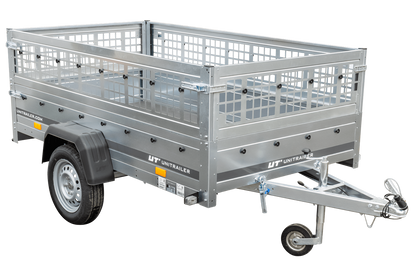 Unitrailer GARDEN TRAILER 230 KIPP (NOVO) reboque automóvel com roda de apoio e taipais de rede