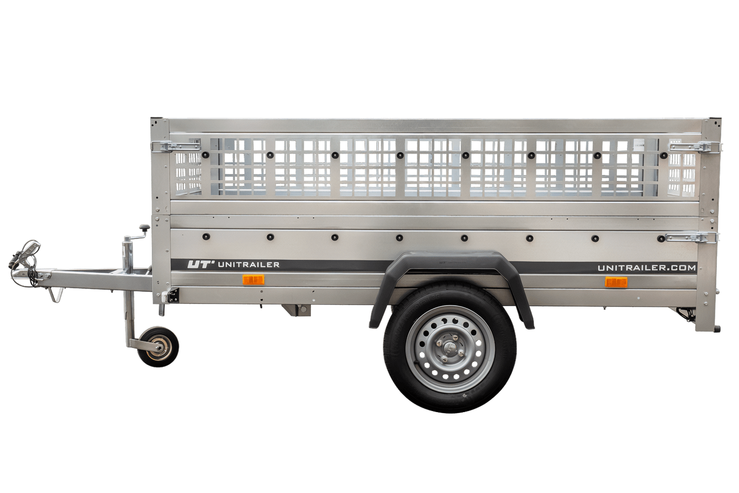 Unitrailer GARDEN TRAILER 230 KIPP (NOVO) reboque automóvel com roda de apoio e taipais de rede