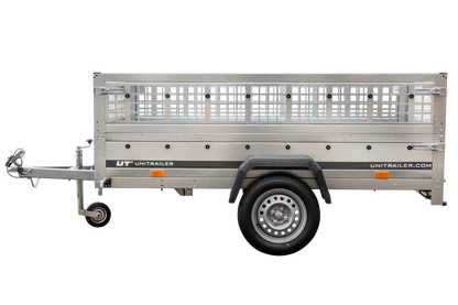 Unitrailer GARDEN TRAILER 230 KIPP (NOVO) reboque automóvel com roda de apoio e taipais de rede