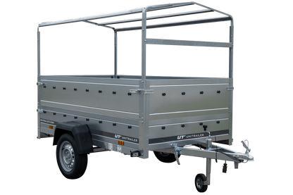 Reboque alto com extensões de painel lateral e lona alta - 2,30 x 1,25 m - Garden Trailer 230 KIPP